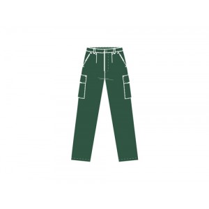 CALÇA HR AB/FECHO B/ALFORGE VERDE *